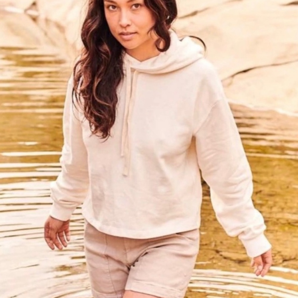 Jungmaven drawstring hoodie and sweatpants SET - “washed white” size M, like new